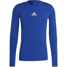 Adidas T-krekls TECHFIT LS TOP GU7335 / zils / M