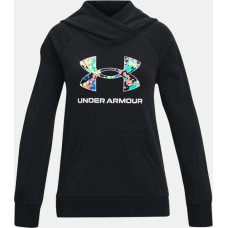 Under Armour UA meitenes sāncenses logotipa kapuce 1366399 001 / melns / XL