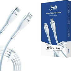 3MK Kabel USB 3MK USB-C - Lightning 1 m Biały (3MK2623)