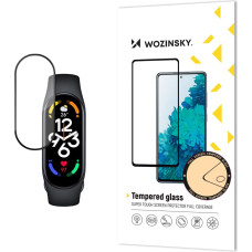 Wozinsky Rūdīts stikls Xiaomi Mi Band 7 Full Glue ekrānam ar melnu rāmi