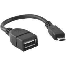 Forever Universāls OTG Adapteris Micro USB uz USB Savienojums Melns