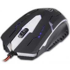 Rebeltec Cobra Spēļu Datora Pele ar Papildus Pogām un Apgaismojumu | 2400 DPI | USB