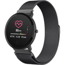 Forever Vive Smart Bracelet SB-320 Bluetooth 4.2 | IPS | IP67 Gudrā Aproce Aktivitātem Melna