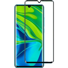 Fusion Full Glue 5D Tempered Glass Aizsargstikls Pilnam Ekrānam Xiaomi Mi Note 10 | Mi Note 10 Pro Melns