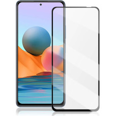Fusion 5D glass aizsargstikls pilnam ekrānam Xiaomi Redmi Note 10 Pro melns