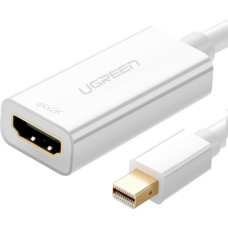 Ugreen FHD (1080p) HDMI (female) - Mini DisplayPort (male - Thunderbolt 2.0) adapter cable white (MD112 10460)