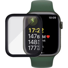 Fusion Nano 9H aizsargstikls pilnam ekrānam Apple Watch 7 | 8 41mm melns