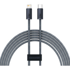 Baseus cable for iPhone USB Type C - Lightning 2m, Power Delivery 20W gray (CALD000116)