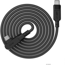 Acefast angled cable USB Type C - USB Type C 2m, 100W (20V | 5A) black (C5-03 Black)