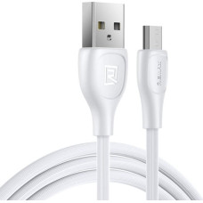 Remax Lesu Pro USB - micro USB data charging cable 480 Mbps 2,1 A 1 m white (RC-160m white)