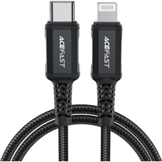 Acefast cable MFI USB Type C - Lightning 1,8m, 30W, 3A black (C4-01 C Black)