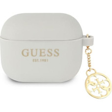 Guess 4G Charms Silicone Case for Airpods 3 Grey