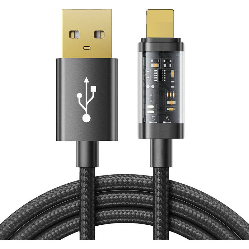 Joyroom USB cable - Lightning for charging | data transmission 2,4A 20W 2m black (S-UL012A20)