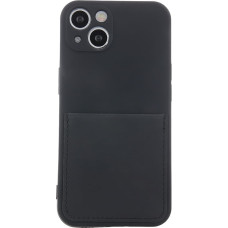 Fusion Card Case silikona aizsargapvalks Samsung A125 | M127 Galaxy A12 | M12 melns