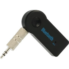 Bezvadu audio uztvērējs AUX - Bluetooth, skaļruņa austiņas, melns