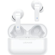 USAMS Słuchawki Bluetooth 5.0 TWS LY series ANC bezprzewodowe biały|white BHULY06