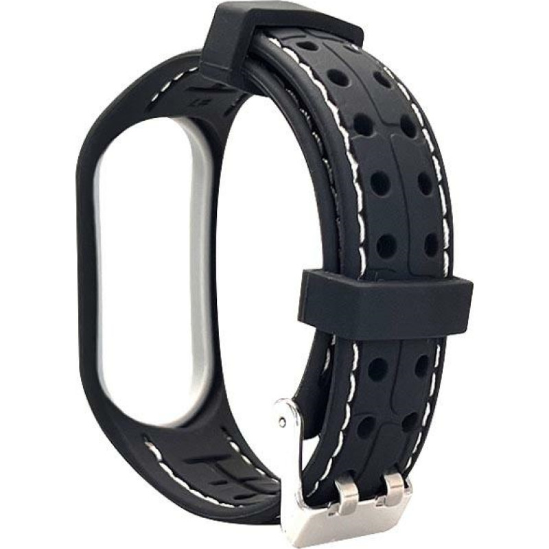 Beline pasek Smart Mi Band 7 czarno-biały black|white