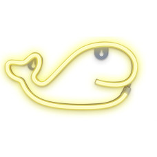 Forever Light Neon LED Light WHALE warm white Bat + USB FLNEO9 Forever Light