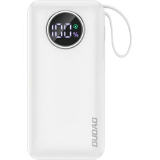 Dudao powerbank 10000mAh USB-A | USB-C 22.5W with built-in Lightning cable and USB-C white (K15sW)