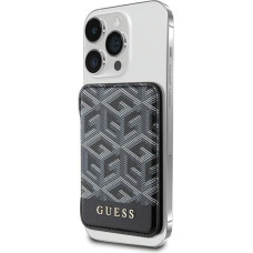 Guess Wallet Card Slot GUWMSHGCFSEK MagSafe GCube stripe czarny|black