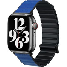Beline pasek Apple Watch Magnetic Pro 42|44|45|49mm czarno|niebieski  black|blue box