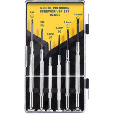 Precision Screwdriver set 6 pcs Deli Tools EDL3206