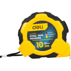 Steel Measuring Tape 10m|25mm Deli Tools EDL3799Y (yellow)