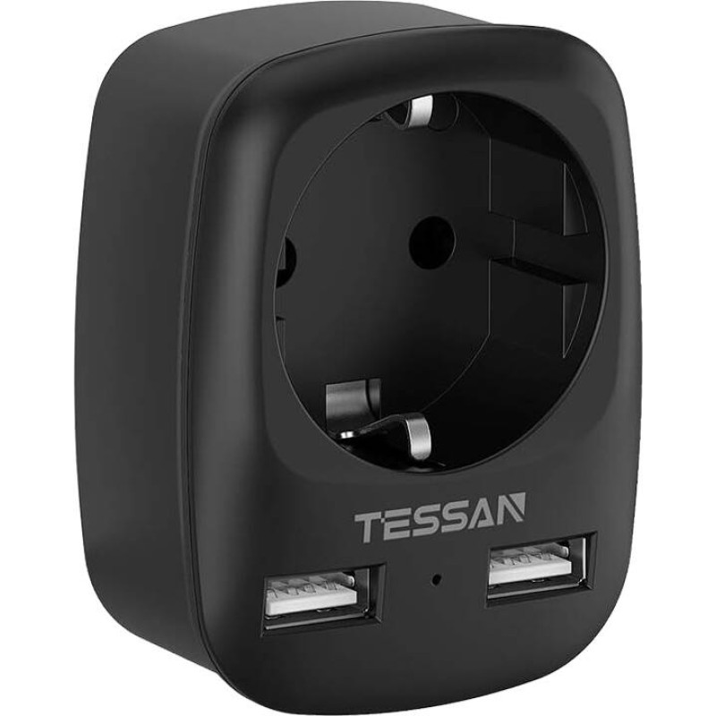 Tessan Travel adapter TS-611-DE-BK