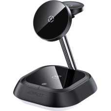 3in1 Acefast E16 15W inductive charging station for phone | headphones | watch - black