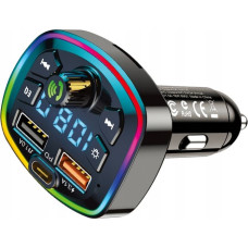 Kaku SIGA KSC-851 auto FM raidītājs QC 3.0 | 18W | USB Flash | Bluetooth 5.0 Melns