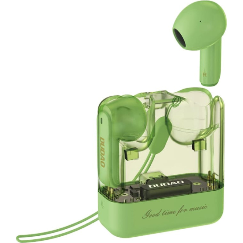 Dudao U18Pro Bluetooth 5.3 TWS wireless headphones - green