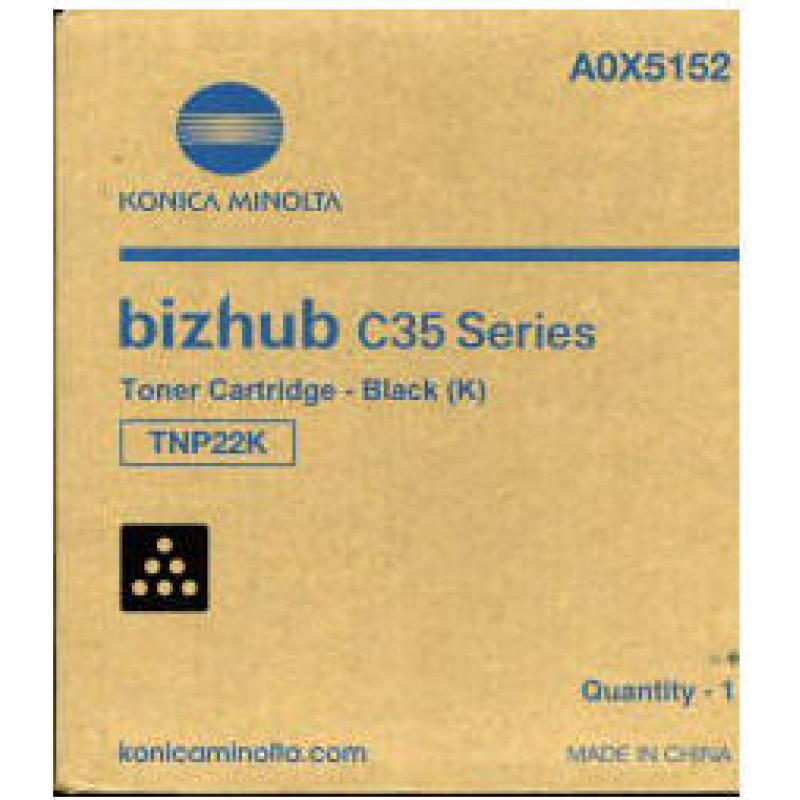 Konica-Minolta Ineo c35 Series Toner Black Tnp-22k