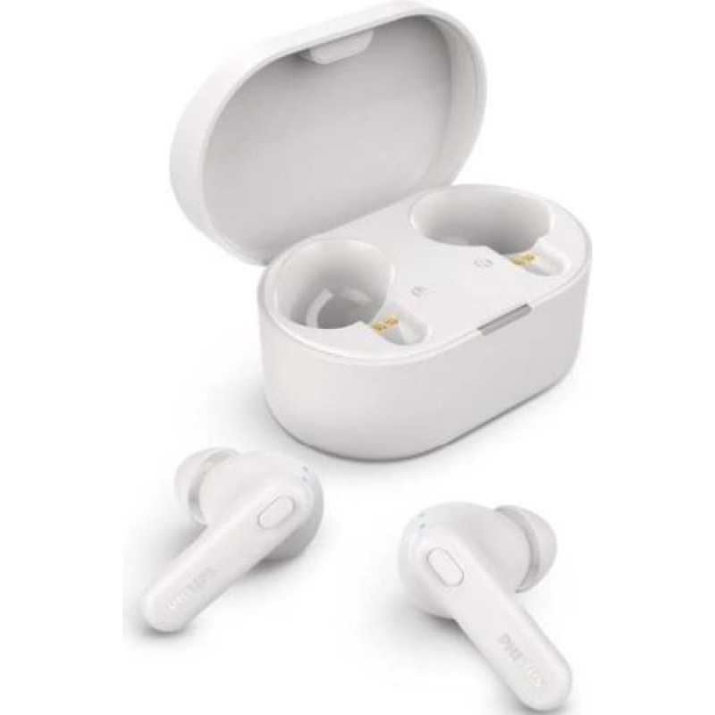 Philips TAT1108WT|00 Bluetooth bezvadu austiņas ar mikrofonu (IPX4)