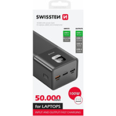 Swissten Power Line Power Bank Ārējas Uzlādes Baterija 50 000 mAh | 100W