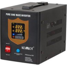 Kemot PROsinus-500 emergency power source with pure sine wave inverter and charging function 12V 230V 800VA | 500W - black color