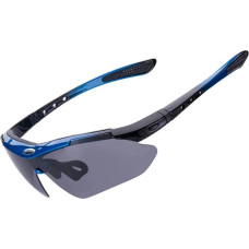 Rockbros 10134PL polarizing cycling glasses - blue