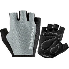 Rockbros S099GR cycling gloves, size M - gray