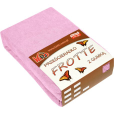 Frotē pieguļošs palags 60x120 gaiši rozā 018 biezs 200g/m2