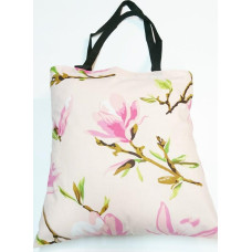 Kokvilnas iepirkumu maisiņš 37x38 1596E rozā magnolija 1040N