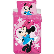 Bērnu gultas veļa 140x200 Minnie Hello spilvendrāna 70x90