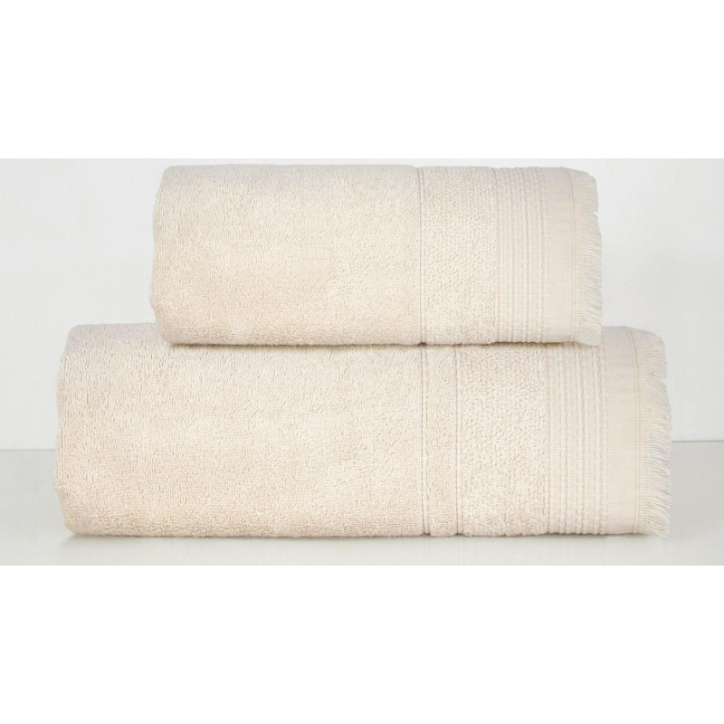 Dvielis 50x90 Bamboo 4U bēšs frotē 500 g/m2