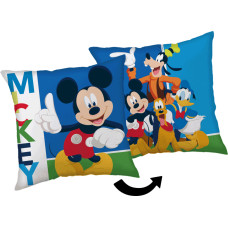Dekoratīvais spilvens 35x35 Mickey and Friends zils abpusējs