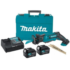 Makita-Maszyny bezvadu virzuļzāģis 10.8V (12V Max) Makita [JR103DSME] 2x4.0Ah, Li-Ion, CXT