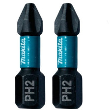 Makita-Akcesoria 2 Philips triecienuzgaļu komplekts PH2/25mm, IMPACT BLACK MAKITA [B-63616]