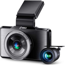 360 G500H | Automobiļa kamera | Priekšējās un aizmugurējās kameras komplekts, 1440p, GPS