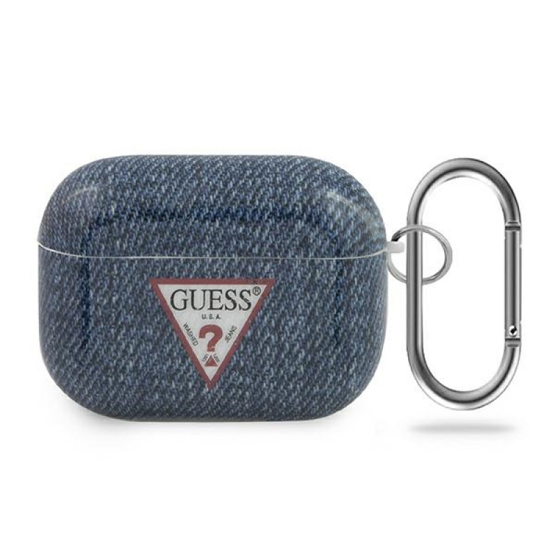 Guess GUACAPTPUJULDB AirPods Pro cover granatowy|dark blue Jeans Collection