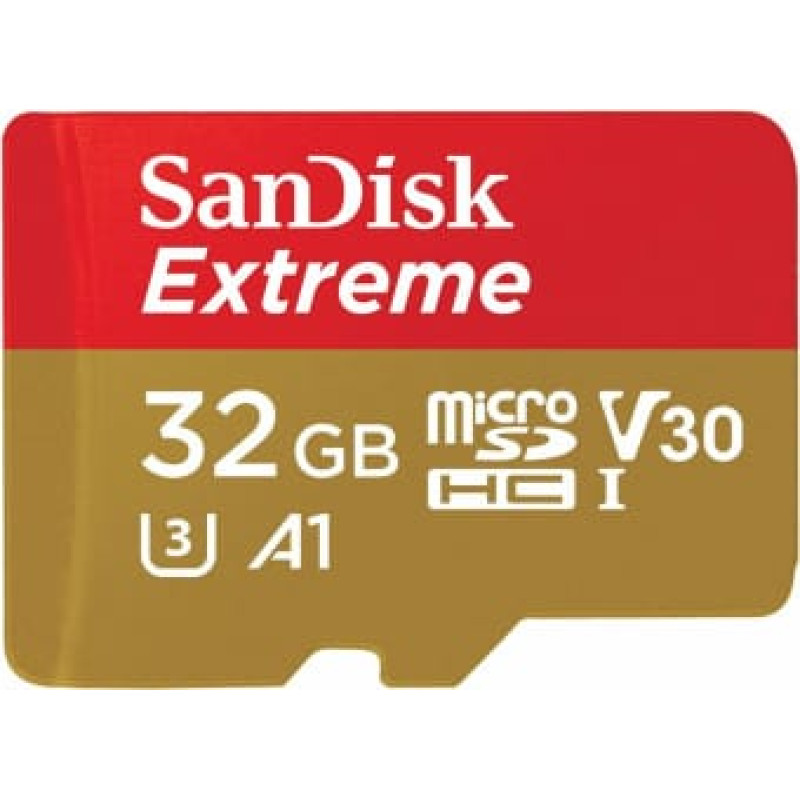 Atmiņas karte Sandisk Extreme 32GB microSDHC