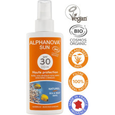 Alphanova Alphanova Sun Bio Spray Przeciwsłoneczny, filtr SPF30, 125g