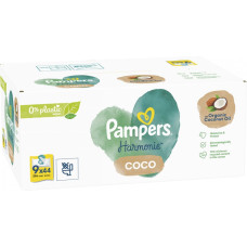 Pampers Chusteczki nawilżane Harmonie Coco 9x44 szt.