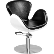 Activeshop Gabbiano fotel fryzjerski Amsterdam czarno-biały